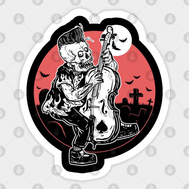 horror rockabilly oldschool Sticker by donipacoceng